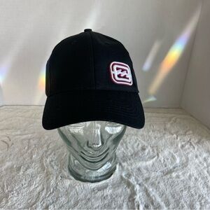 BillaBong Embroidered Logo Black Baseball Cap